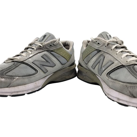 New Balance 990v5 Mens 12 Made In USA Grey Athletic Casual Shoes - M990GL5 main image 10